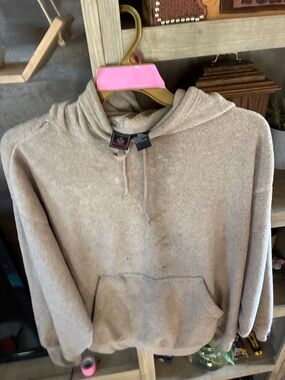 Plush Hoodie by Foot Locker in Light Tan